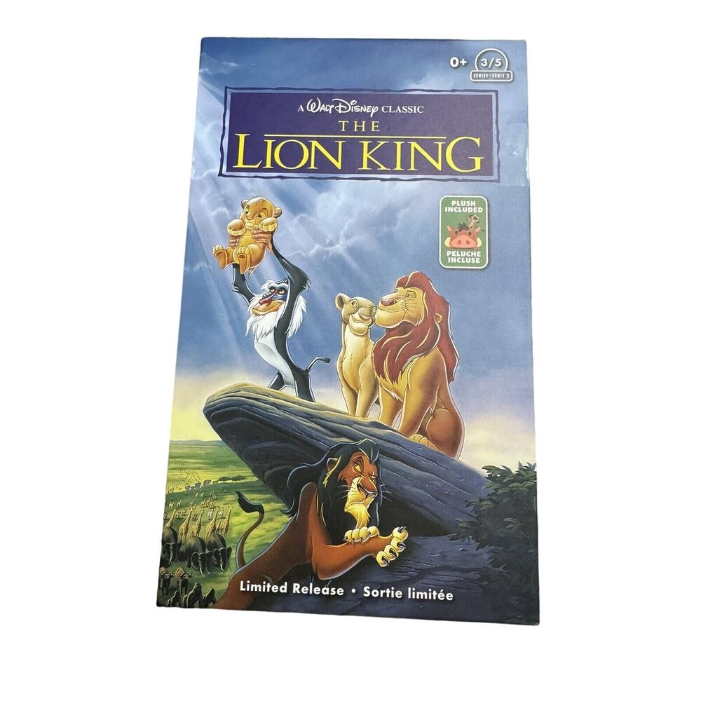 Disney Parks limited release “Lion King” plush inside collectible box